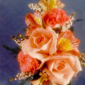 Three Rose and Carnation Corsage